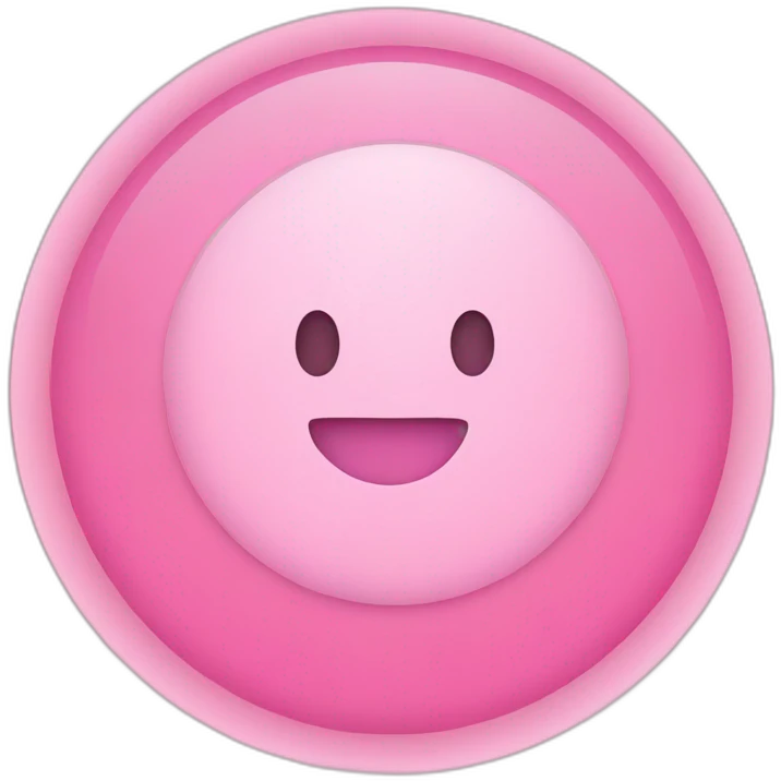 Pink circle emoji