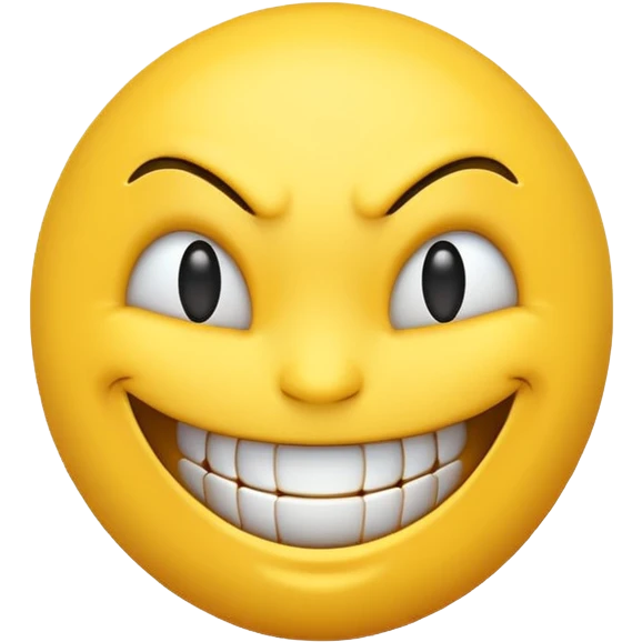 Evil grin emoji  emoji