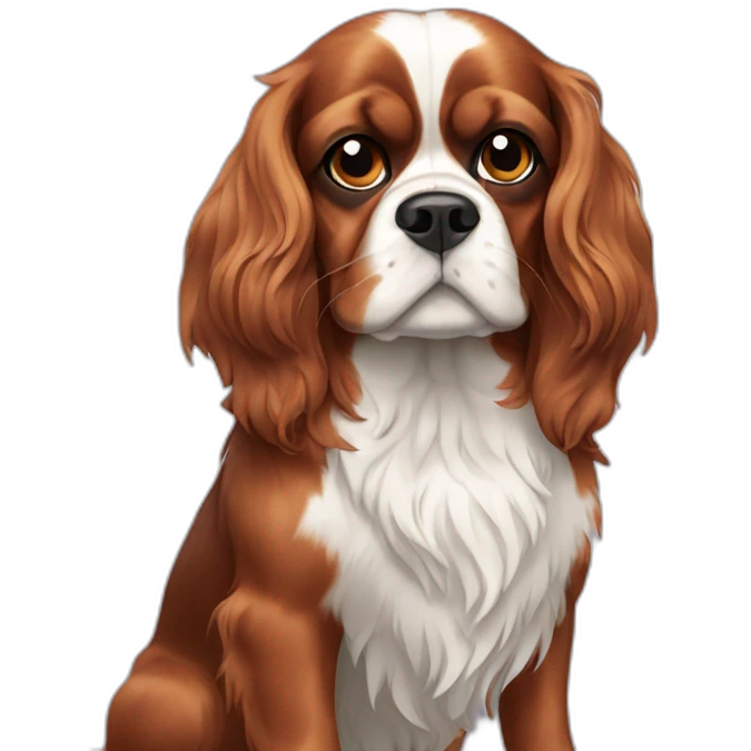 King Charles spaniel emoji