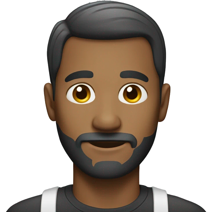 Man with a combover hairstyle emoji