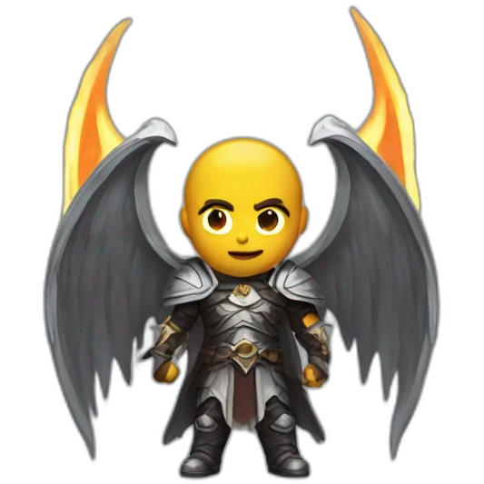 Diablo-angel emoji