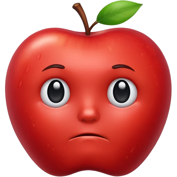 Sad Apple emoji emoji