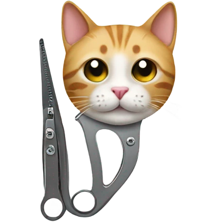 cat nail clipper emoji