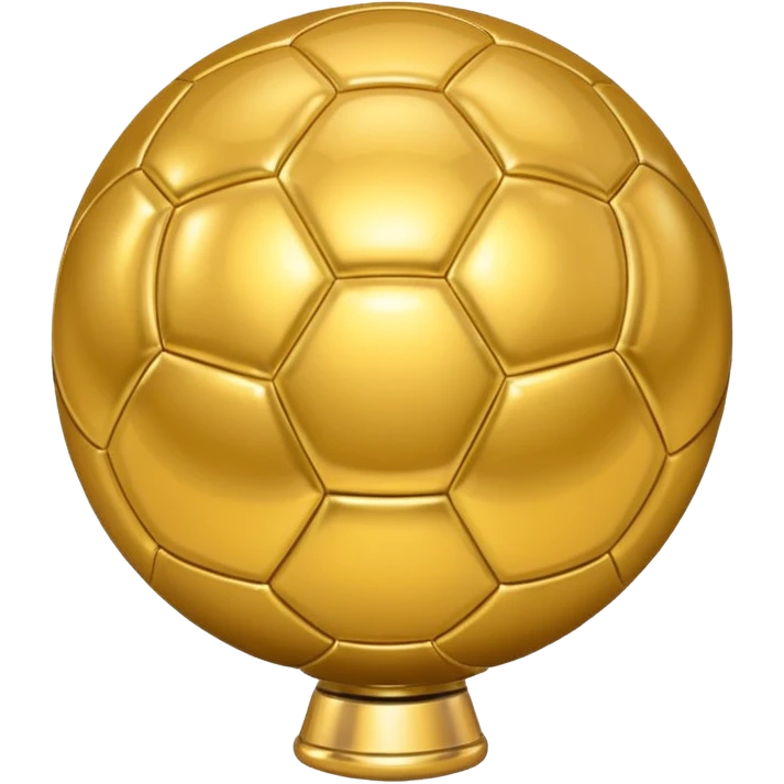 Gold ballon dor football emoji