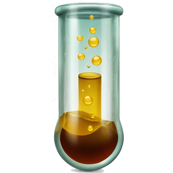 heavy oil in a test tube emoji