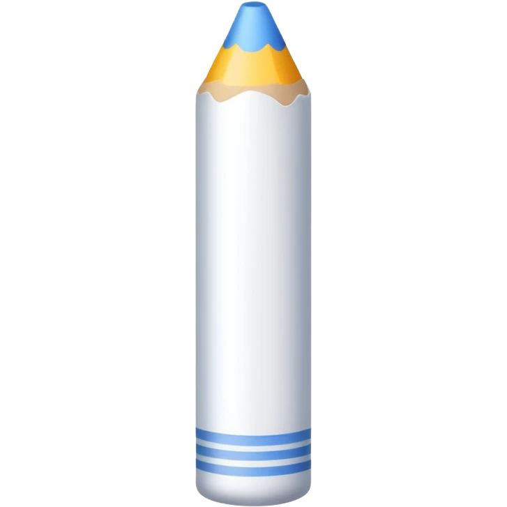 white crayon emoji