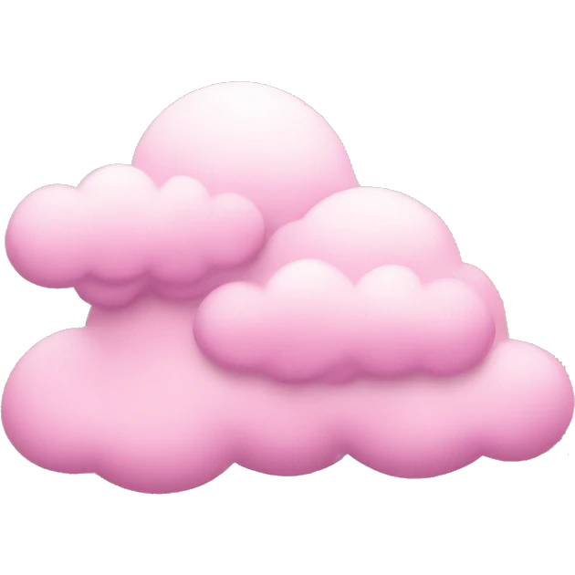 Pink clouds emoji
