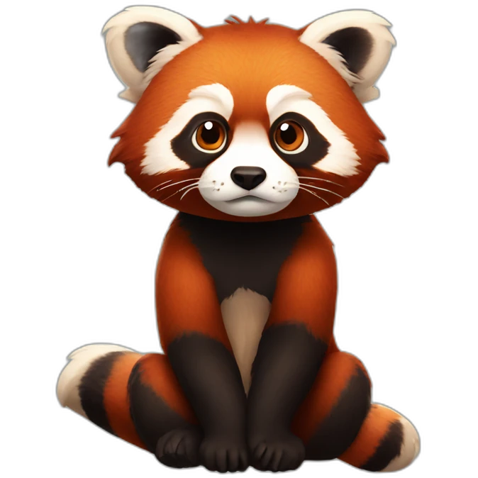 Investigate red panda emoji