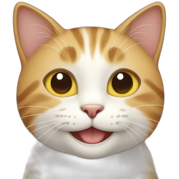 Cat with smile emoji