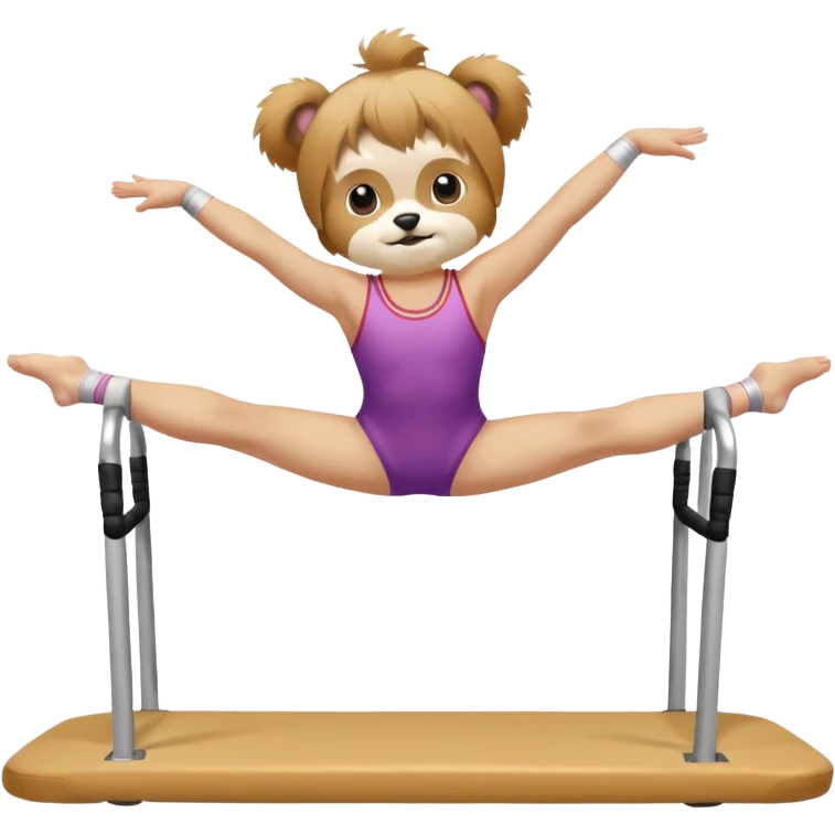 Shitzu doing gimnastic  emoji