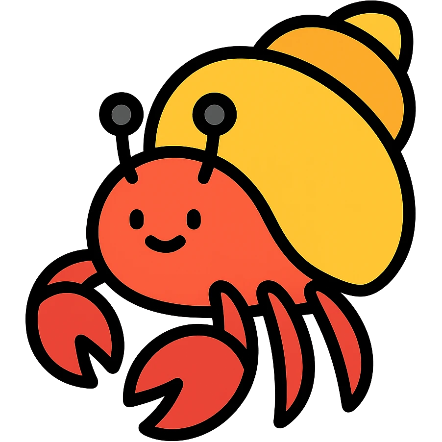 hermit crab emoji