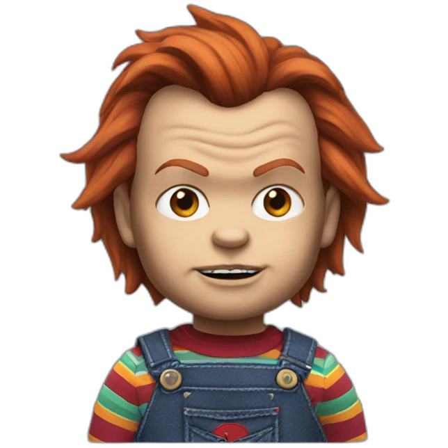 Bold chucky emoji