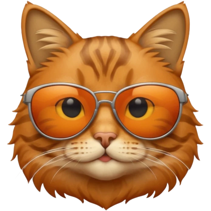 Cat wearing sunglasses emoji