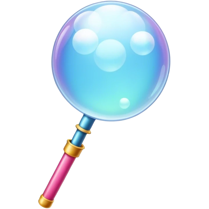 Bubble wand emoji