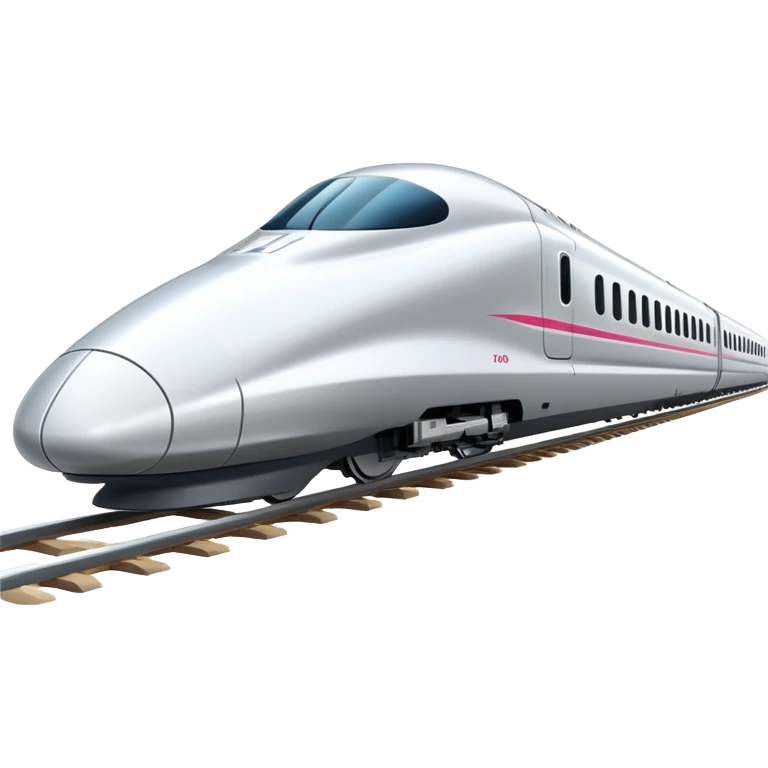 high speed bullet train emoji