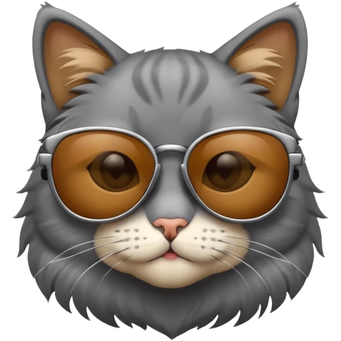 Cat wearing sunglasses emoji