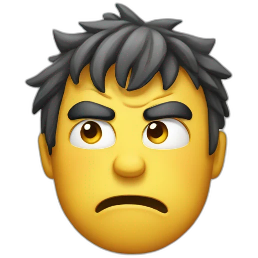 star angry tired emoji