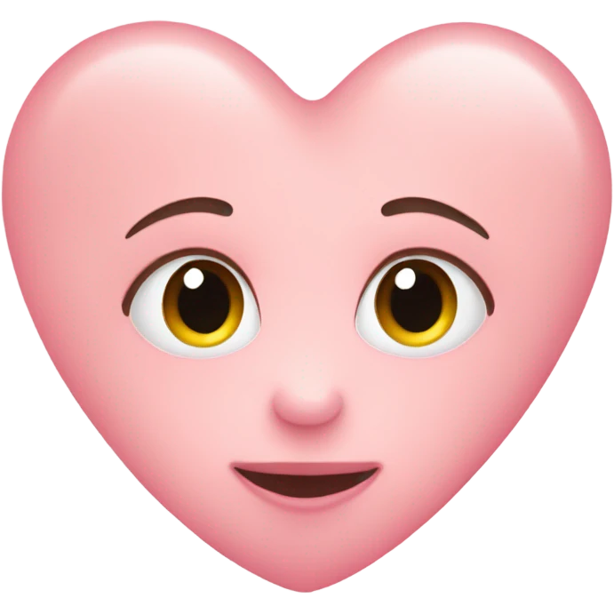 Baby pink heart  emoji