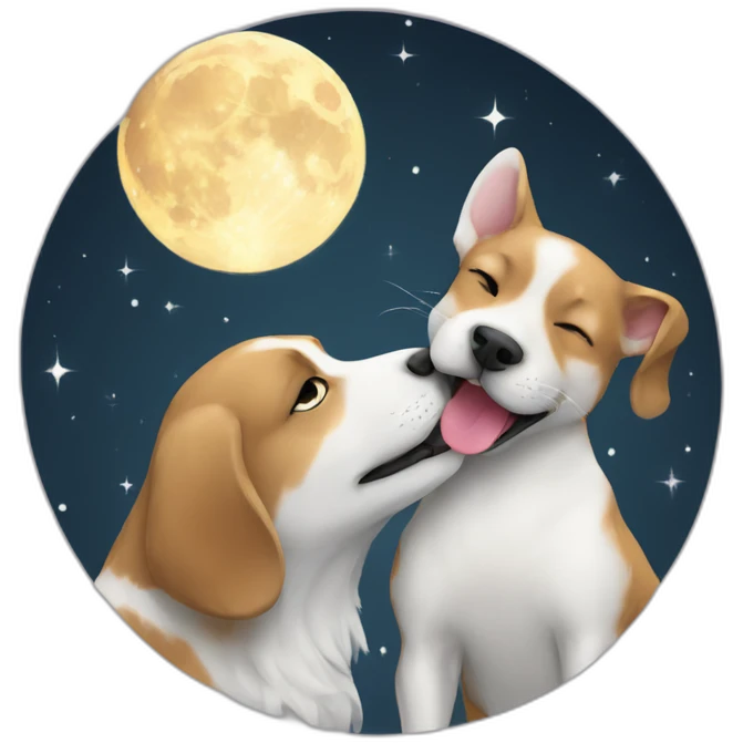 cat-kissing-dog-on-the-moon emoji