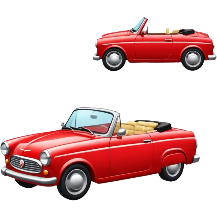 Red convertible car emoji