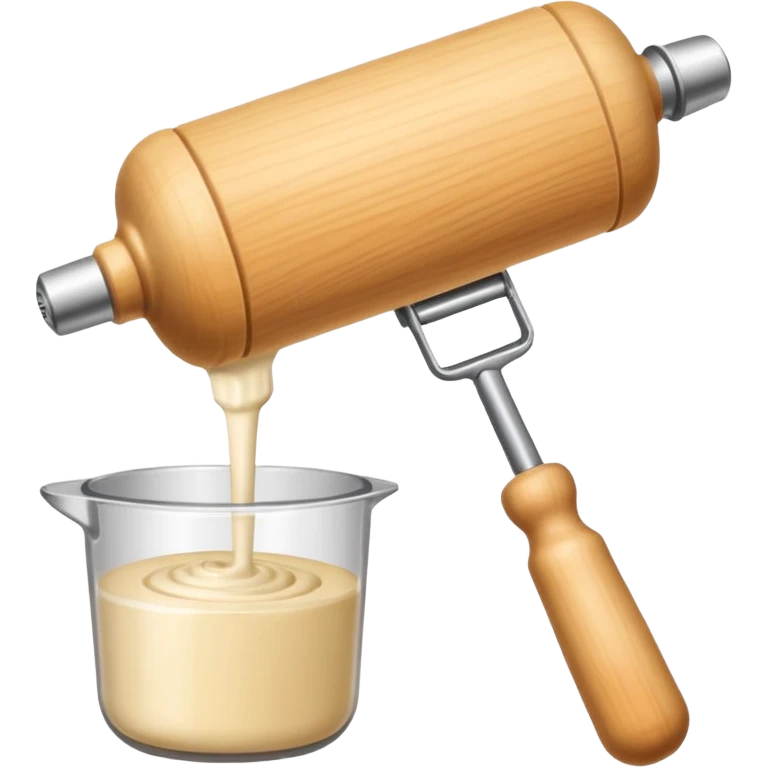 rolling pin and hand mixer emoji