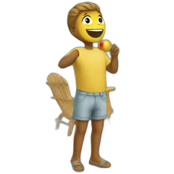 Summer day emoji