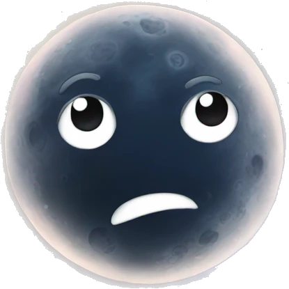 Galaxy moon emoji