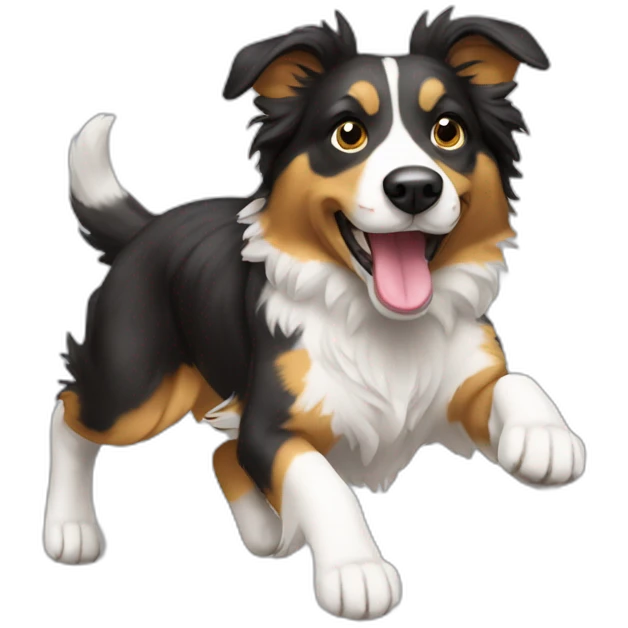 agility Aussie dog emoji