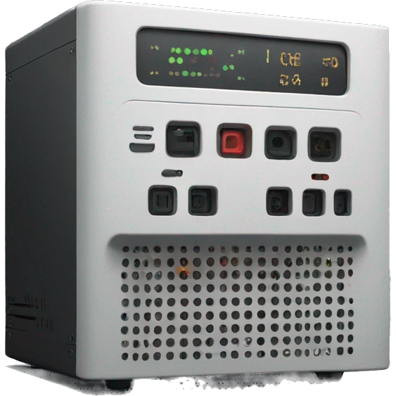 Black computer modular power supply  emoji