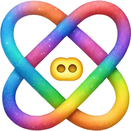 Rainbow infinity sign  emoji