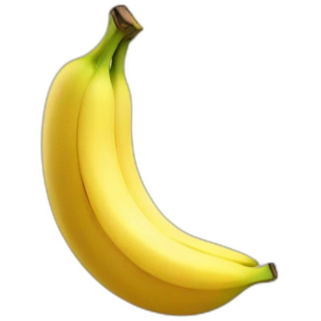 Banana smiling emoji