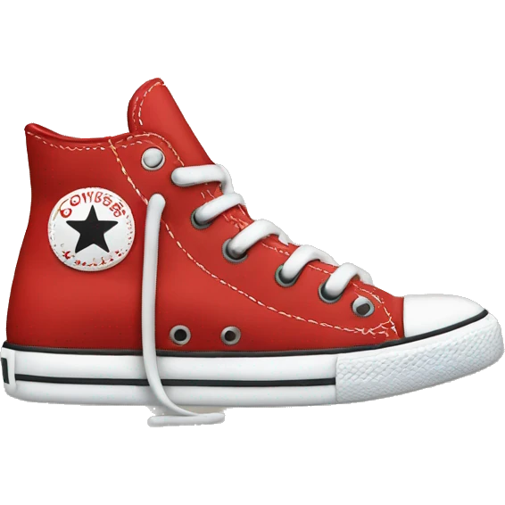 Red Converse emoji