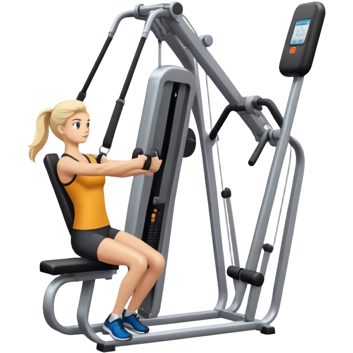 how to use abductor-machine gym emoji