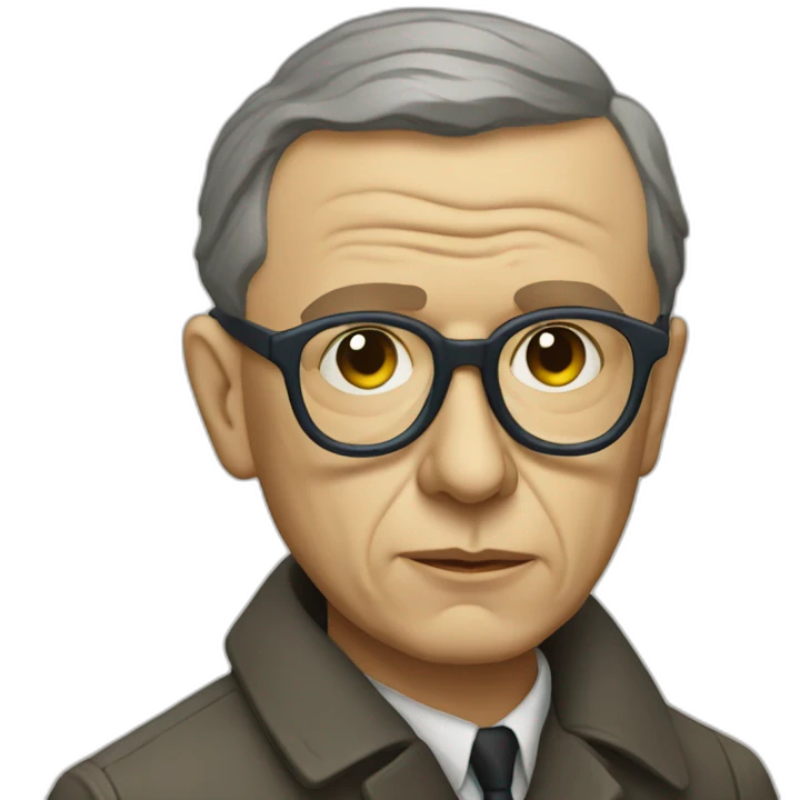 Jean Paul sartre emoji