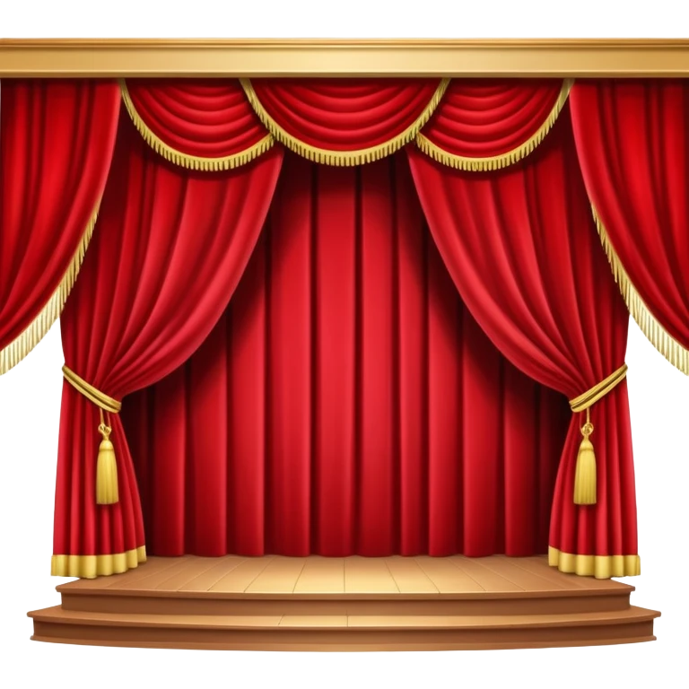 stage with curtains emoji