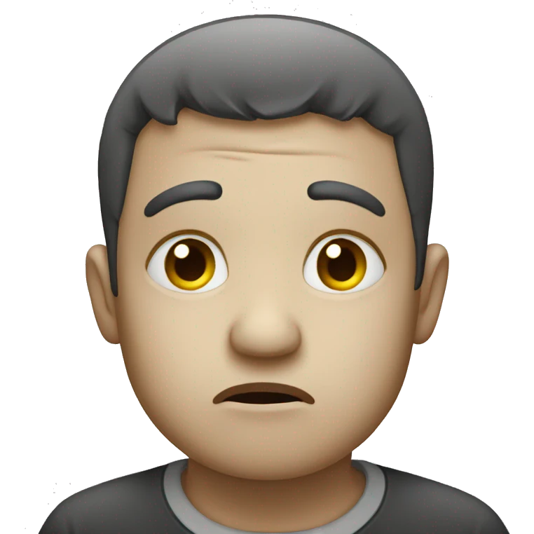sad face emoji