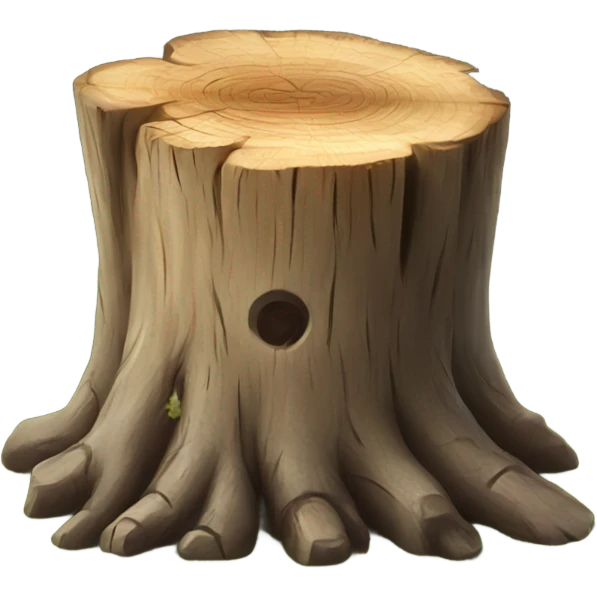 disabled tree stump emoji