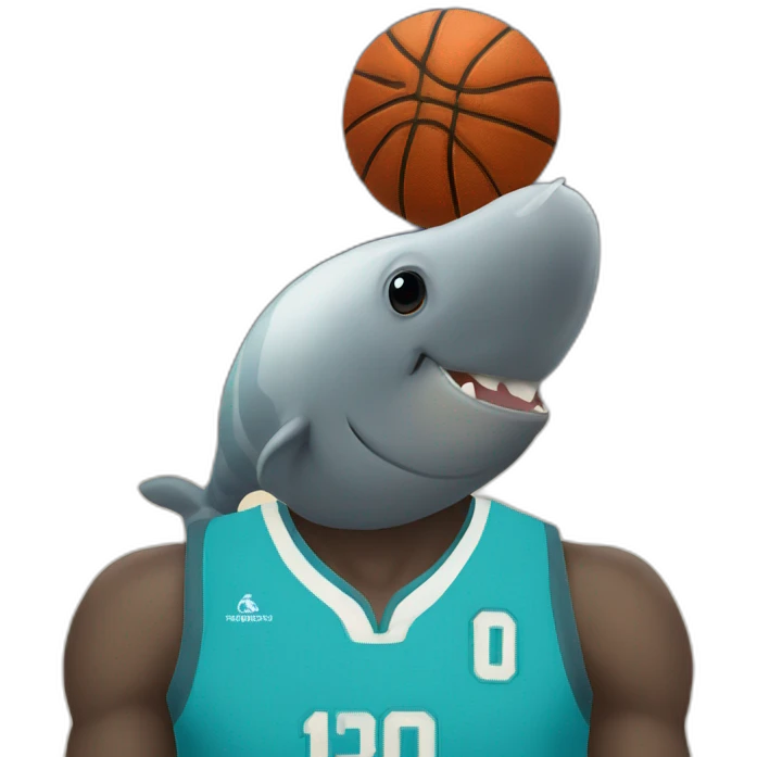 narwhal basketball player emoji