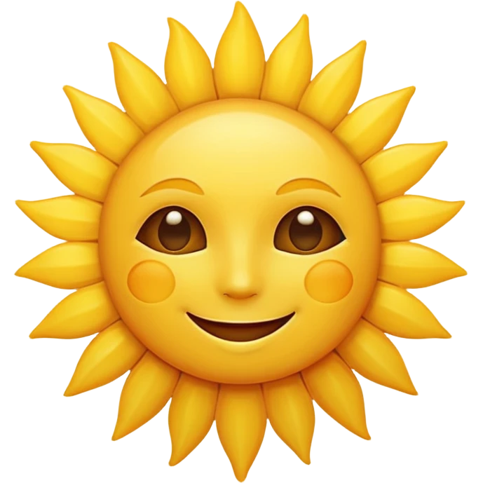 sun face emoji emoji