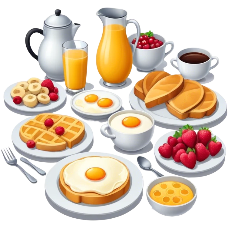 Breakfast buffet emoji