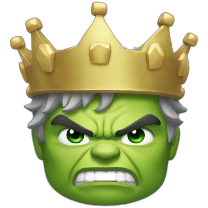 Hulk crown emoji