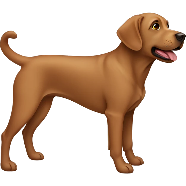 brown labrador emoji