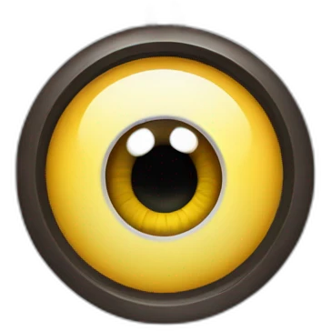 Collier avec un oeil emoji