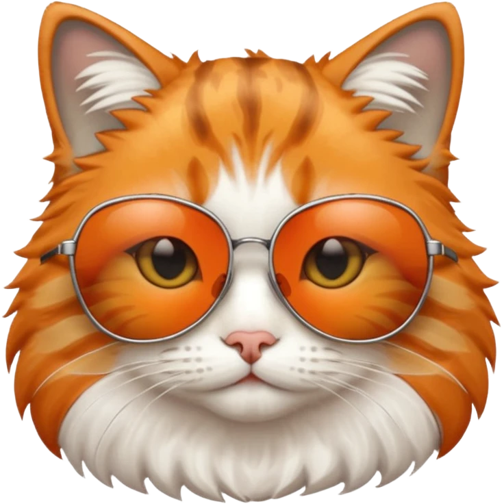 Cat wearing sunglasses emoji