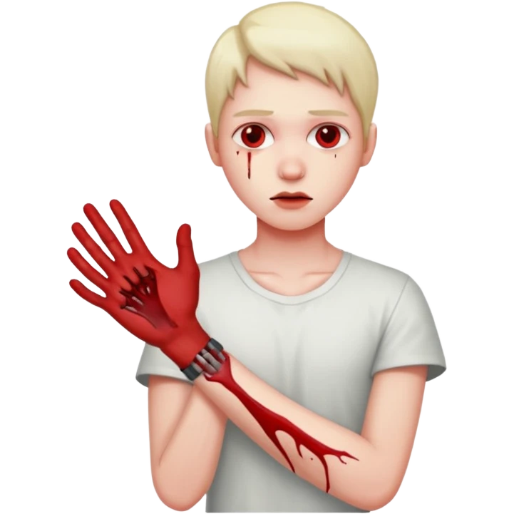 slitting my wrist emoji