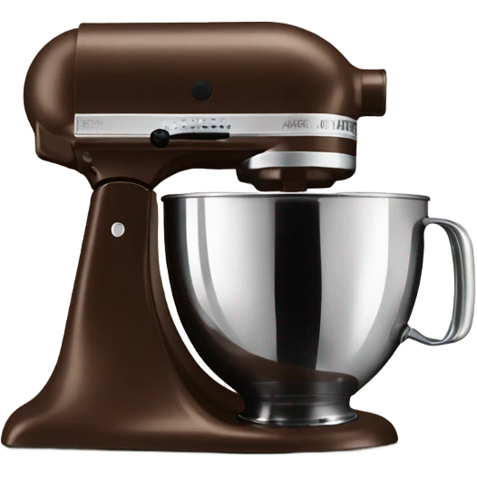 Kitchen Aid mixer brown emoji