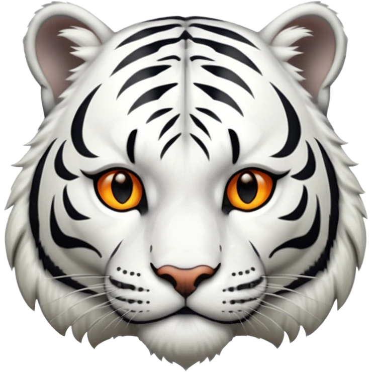 Tigre blanc emoji