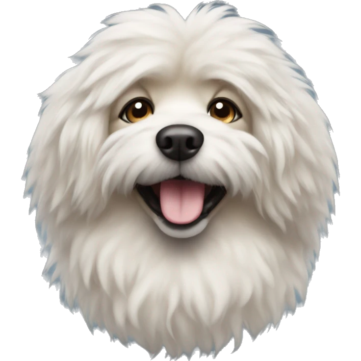 fluffy dog emoji