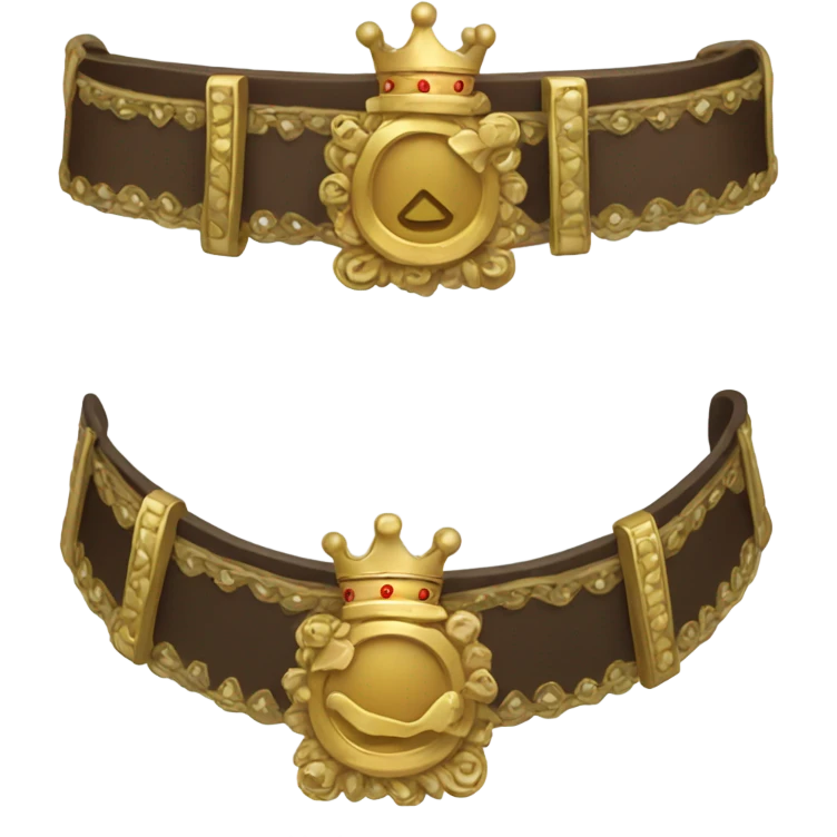 Belt With crown emoji