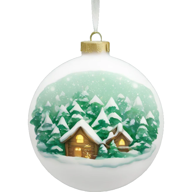 Forest colored ornament elegant emoji